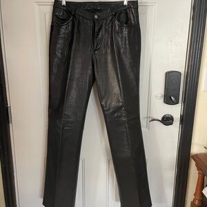 Women’s soft leather pants